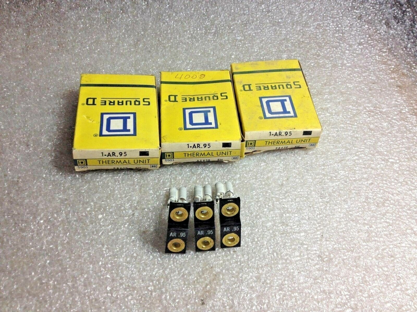 3 Square D 1.AR.95 Heaters