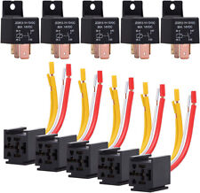 1-5 Pcs 12V Heavy Duty Relay 80A SPST 4pins DC Relay for Car Bike Boat Home Tool picture