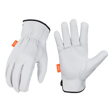 Vgo 1/3 Pairs Unlined Top Grain Goatskin Work, Driver, warehouse Gloves (GA9501) picture