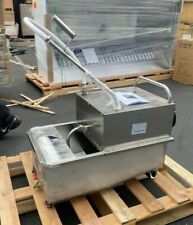 NEW Portable Fryer Oil Filter Cart Machine Commercial Filtration System 110V picture