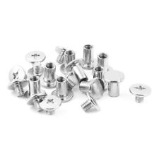 10pcs 5mmx8mm Nickel Plated Binding Chicago Screw Post for Album Scrapbook picture