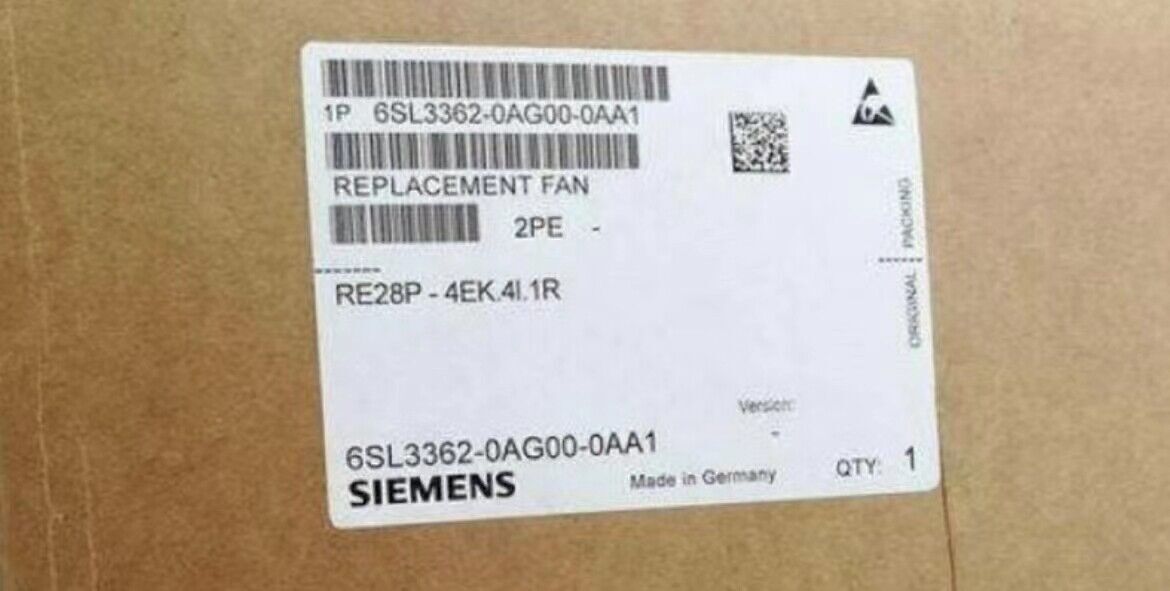 Siemens Inverter Fan Siemens 6SL3362-0AG00-0AA1 G4E280-BC23-05 Factory Sealed