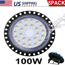 5x 100W UFO LED High Bay Light Factory Warehouse Industrial Gym Shed Lamp Light picture