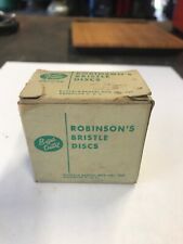 Vintage Robinson’s Bristle Discs Box ( Empty)  picture