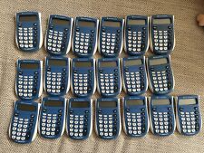 Texas Instruments TI-503 SV Pocket Calculator 2003 Blue & White Lot Of 19 picture