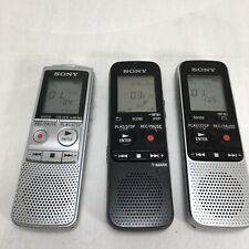 Lot of 3 Genuine Sony Digital Voice Recorders ICD-BX112, ICD-BX800, ICD-PX312 picture