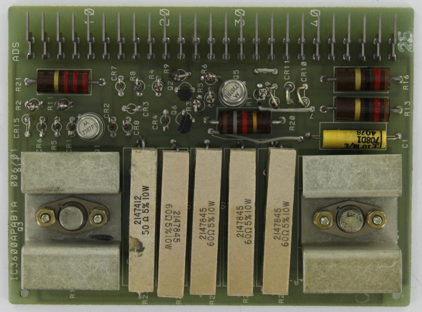 GE IC3600APAB1A IC3600APAB1 POWER AMPLIFIER CARD CPU PLC