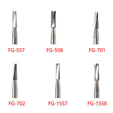 10PCS Dental Tungsten Carbide Round Burs FG(19mm) FG  For High Speed Handpiece picture