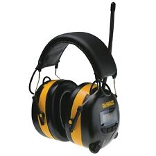 DeWalt DPG15 AM/FM Radio Digital Tune W/Aux Connection Hearing Ear Muffs NRR 25 picture