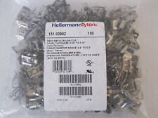 New Sealed Bag of 100 Hellermann Tyton MSC2 Metal Solar Clips 151-00982 picture