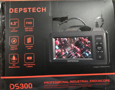 DEPSTECH Dual Lens Industrial Endoscope 1080P Digital Inspection Borescope USED picture