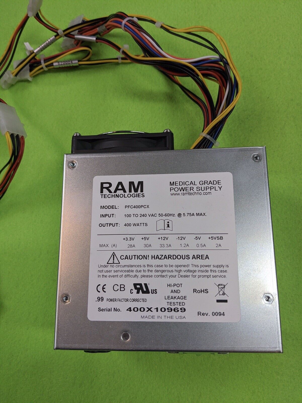 PFC400PCX RAM  TECHNOLOGIES POWER  SUPPLY