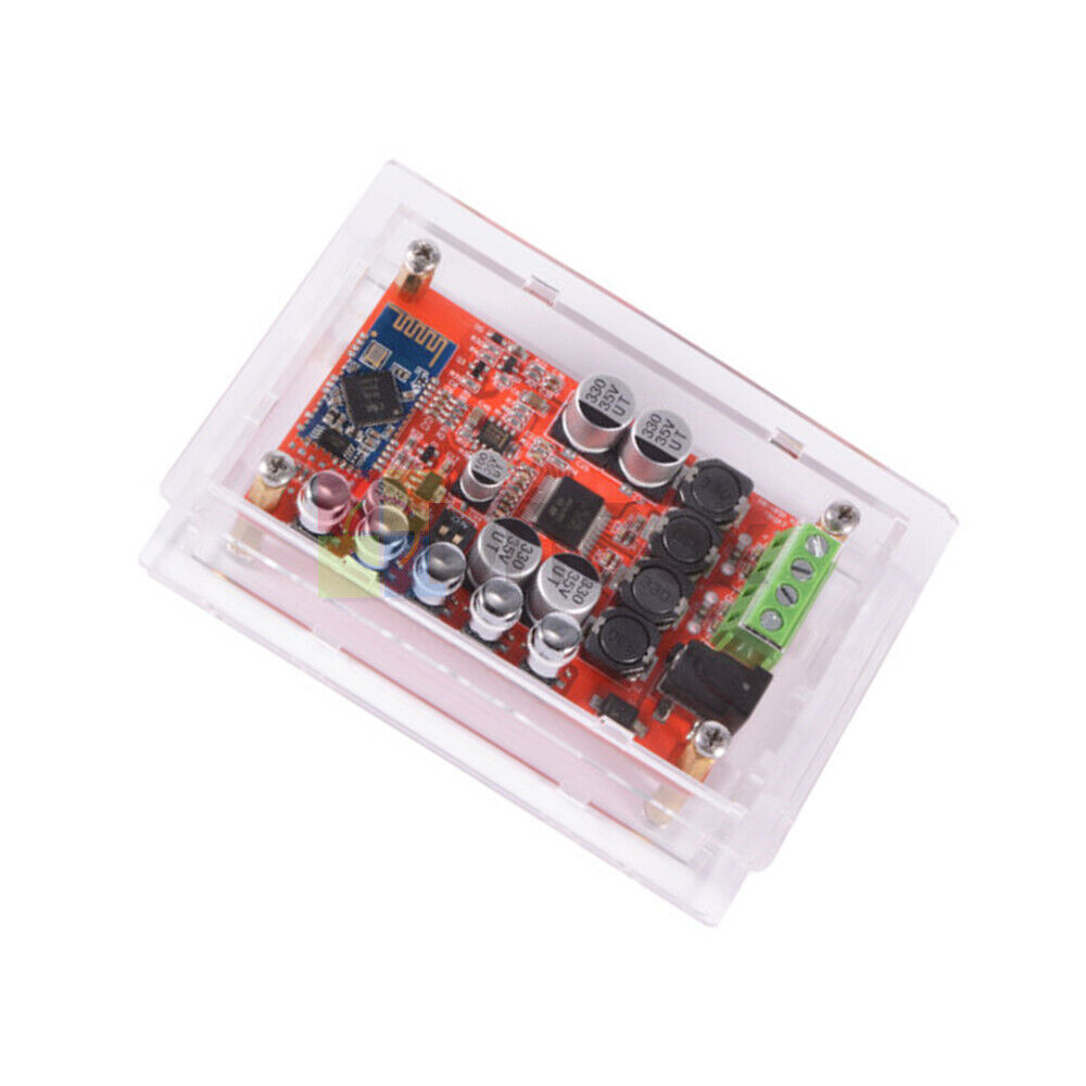 TDA7492P 2*50W Bluetooth 4.0 Audio-Receiver Amplifier Module Board+ Acrylic Case