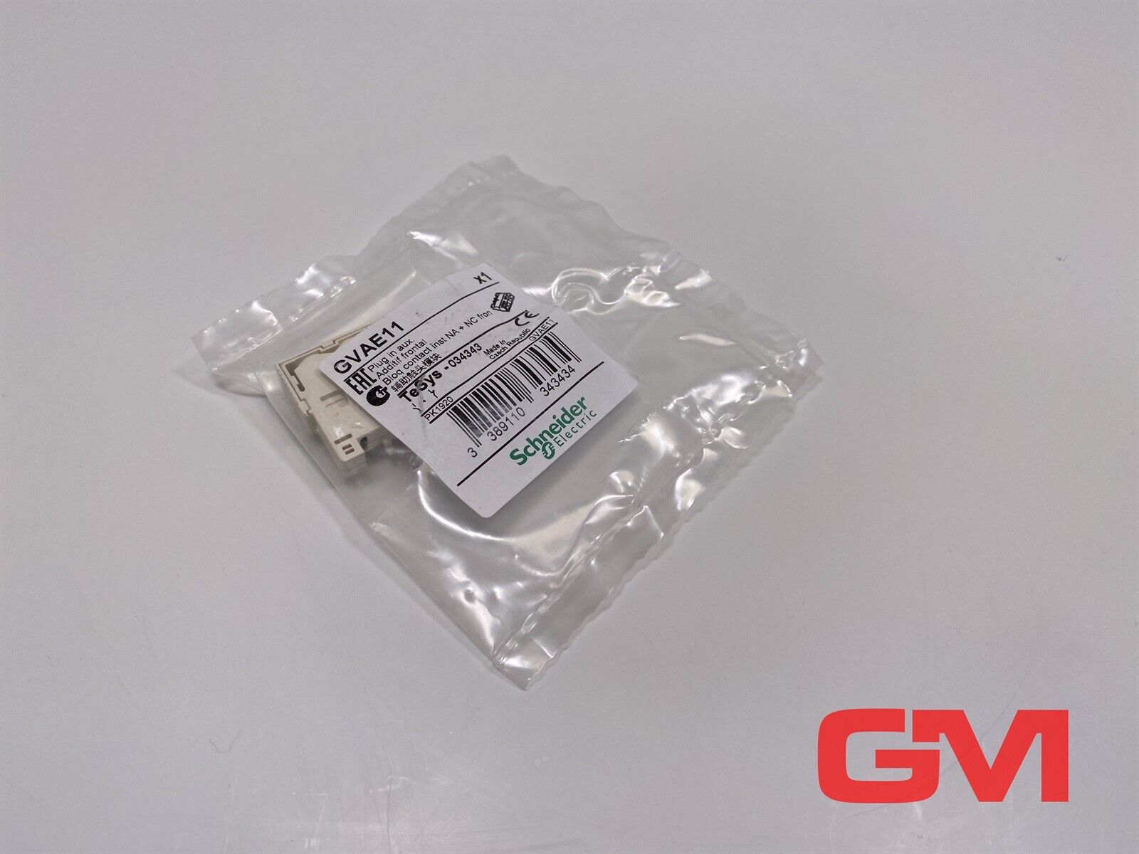 Schneider Electric Auxiliary Switch GVAE11 Auxiliary Contact Block 1NO+1NC Front