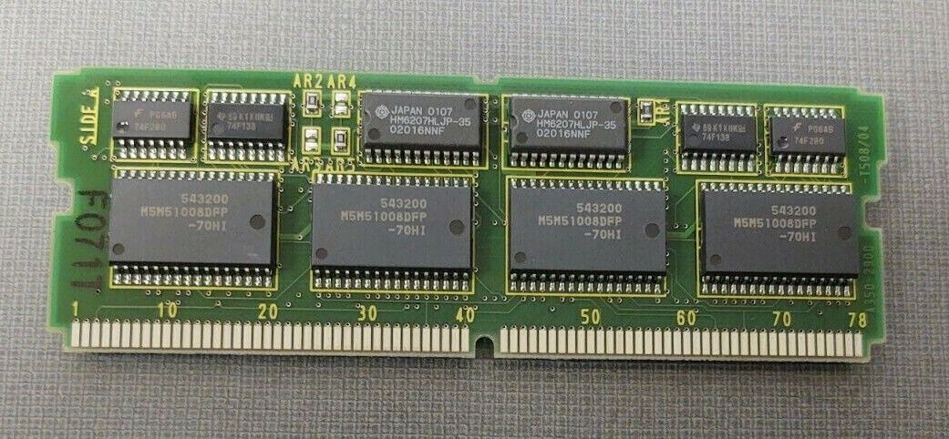 FANUC Robotics A20B-2900-0500/04B PCB Memory Module Daughter Board Card 1MB CMOS