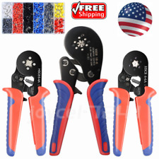 Electrical Crimping Ferrule Self-adjustable Ratchet Pliers High-Precision Clamp picture
