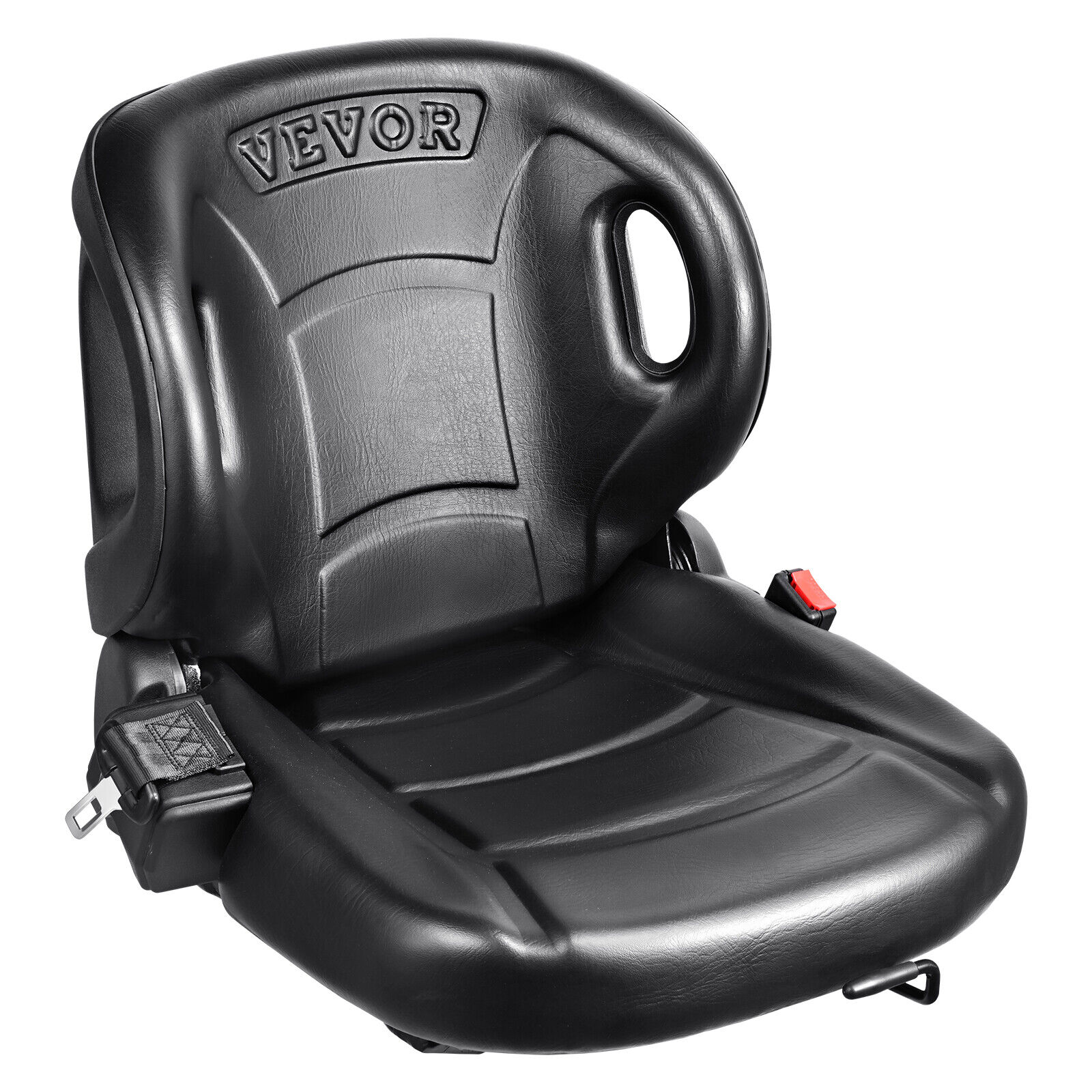 VEVOR Universal Tractor Seat Wrap-around Forklift Seat Adjustable Back Seatbelt