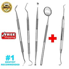 Dental Teeth Cleaning Kit Dentist Floss Plaque Remover Oral Care Tooth Tool 5PCS picture
