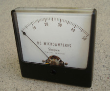 Vintage SIMPSON 4303 TAUT BAND DC Microamperes Meter  picture