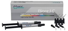 Dental BINER LC Light Curing Type Cavity Liner 2 x 2gm Syringe Pack by META picture