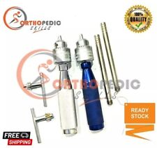 Hand Drill With Chuck Key 16cm, 2PCs Ortho Veterinary Instruments picture