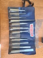 Vintage Craftsman 12pc Punch & Chisel Set 9-4303 Pouch USA Made picture