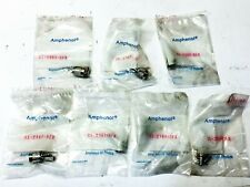 Amphenol Connector Straight Crimp Male Plug 3-pieces 31-2367RFX [Lot of 7] NOS picture