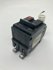 GE THQB2120GFT 2 Pole 20A 120 240V THQB Bolt On GFI General Electric Breaker NOS picture