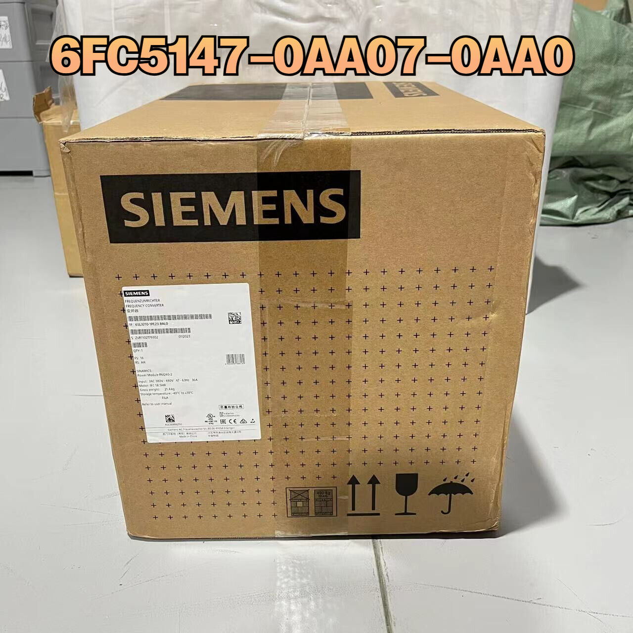 Siemens SINUMERIK 840C/840CE FAN INSERT COMPLETE (1.5W) 6FC5147-0AA07-0AA0