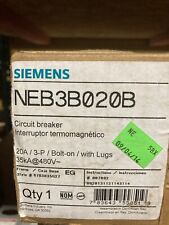 SIEMENS, NEB3B020B, 3P, 20A, OBSOLETE BRAND NEW MATERIAL picture