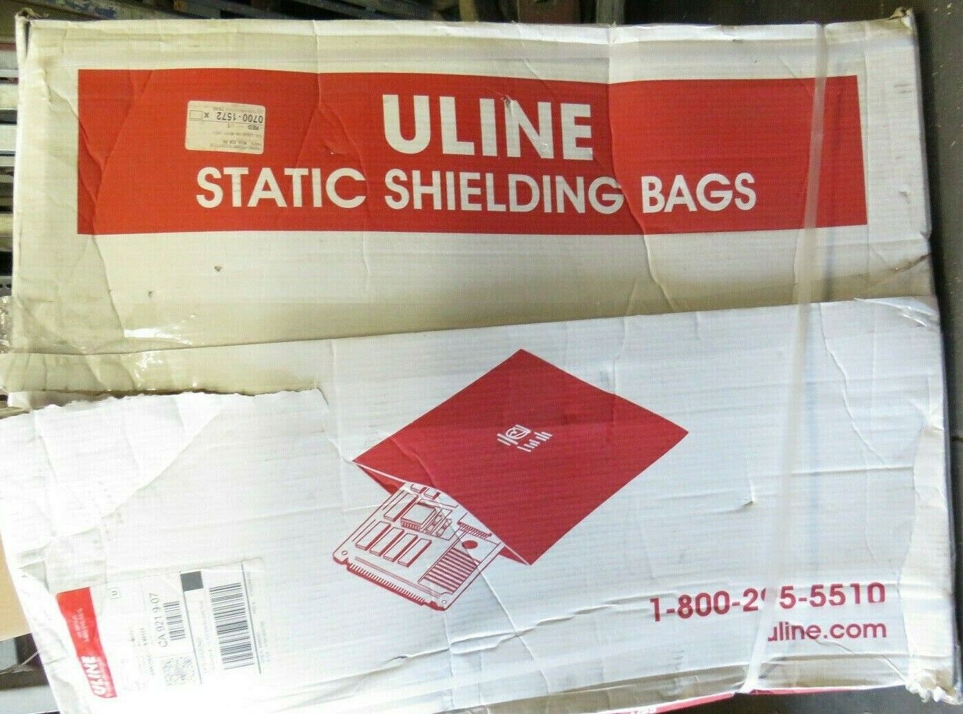 (75) Uline S-3446BX Static Shield Shielding Bag 24\