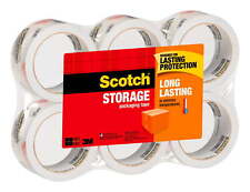 Scotch Long Lasting Storage Packing Tape, Clear, 1.88 in x 54.6 yd,6 rolls picture