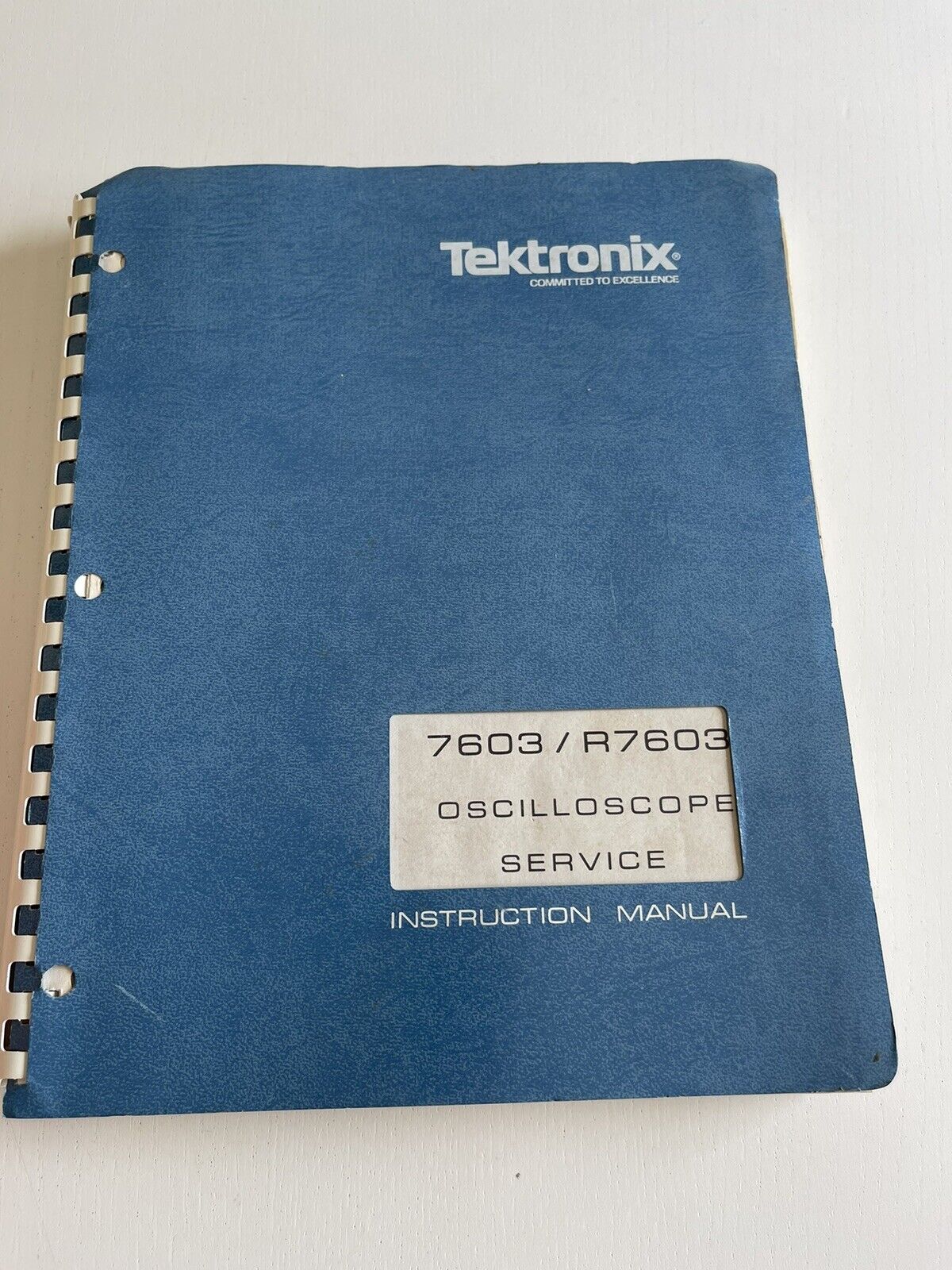 Tektronix 7603/R7603 Oscilloscope Service Manual