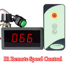 DC 6-30V PWM DC Motor Speed Controller LED Display IR Remote Switch Regulator picture