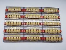 Lot X 15 card Dental LAB  acrylic teeth dentures Vivodent ivoclar 310/3A   3 picture