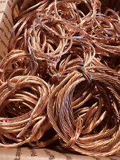 11 Pounds Bare Bright Scrap Copper Wire Metal Jewelry Melt picture