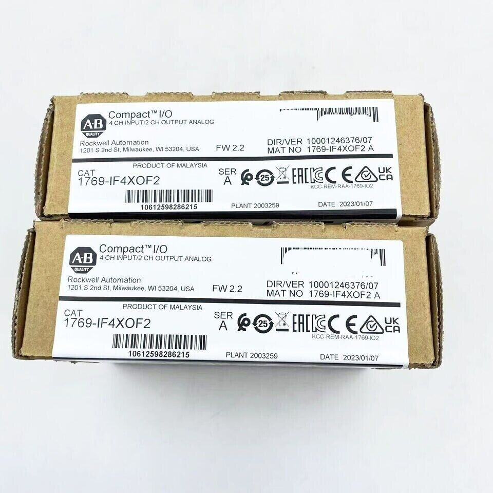 1PC New Sealed AB 1769-IF4XOF2 SER A CompactLogix 6 Pt A/I and A/O Module