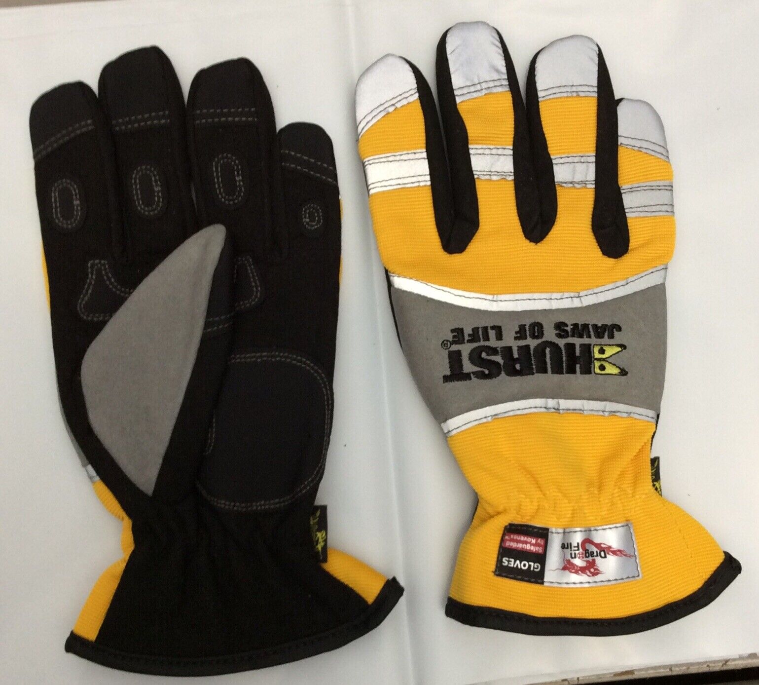 Dragon Fire XL Hurst Jaws of Life Fire Safety Extrication Gloves