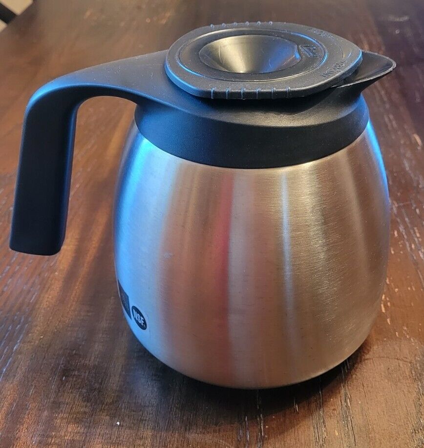 Curtis Coffee Thermal Carafe Server 64 oz Seamless Pour Pot 1.9 Liter 
