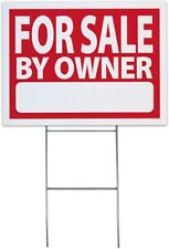 Large (18x24) For Sale by Owner Sign Kit (Includes Stake) - Durable Coroplast picture