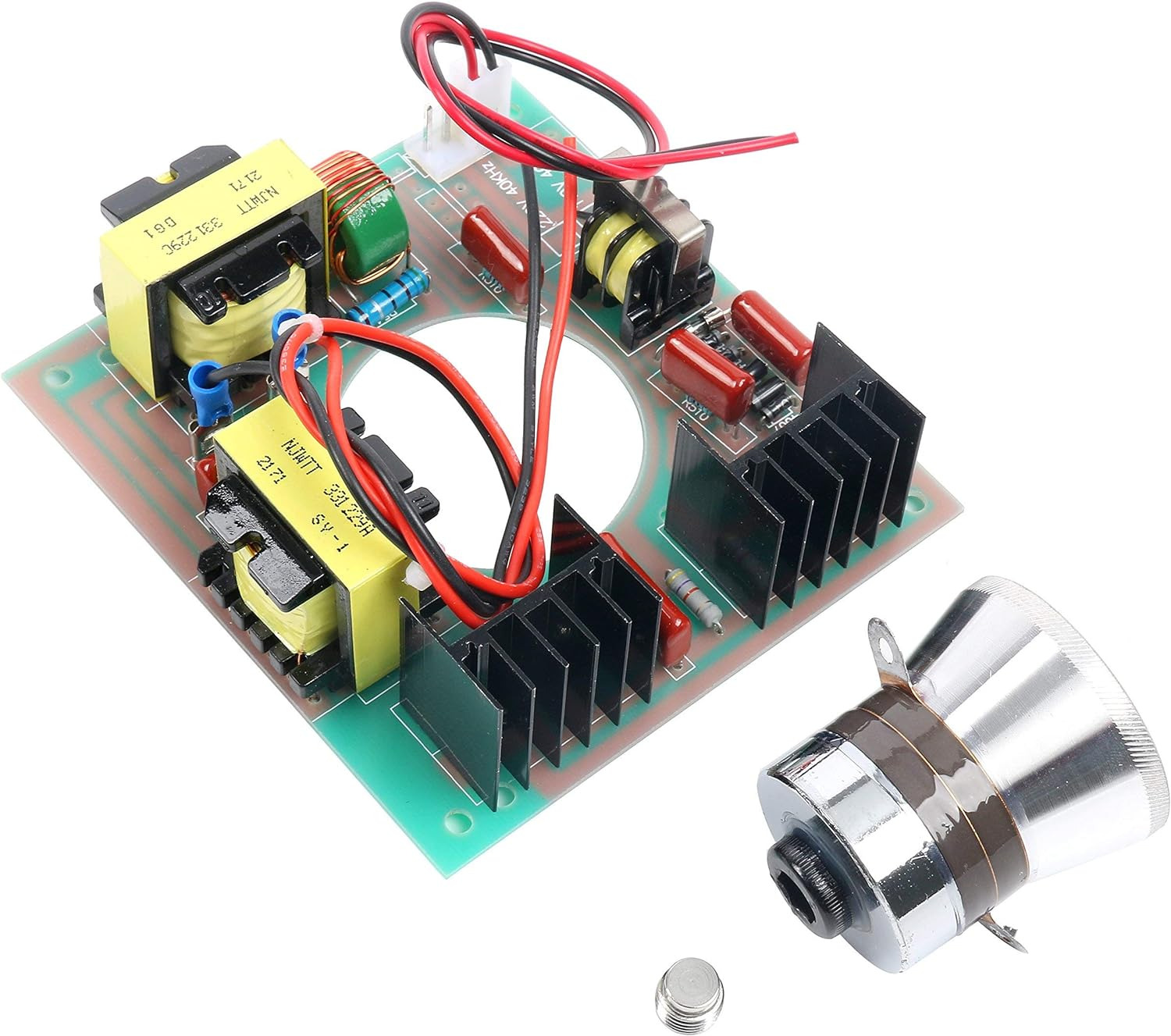 60W 40Khz Ultrasonic Cleaning Transducer Cleaner + Power Driver Board 11