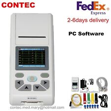 CONTEC  Portable Handheld Single Channel 12 Lead ECG machine PC Software ECG90A picture