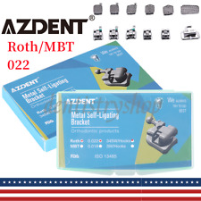 AZDENT Dental Orthodontic Self-Ligating Brackets Braces Roth/MBT.022 Hooks 3-4-5 picture