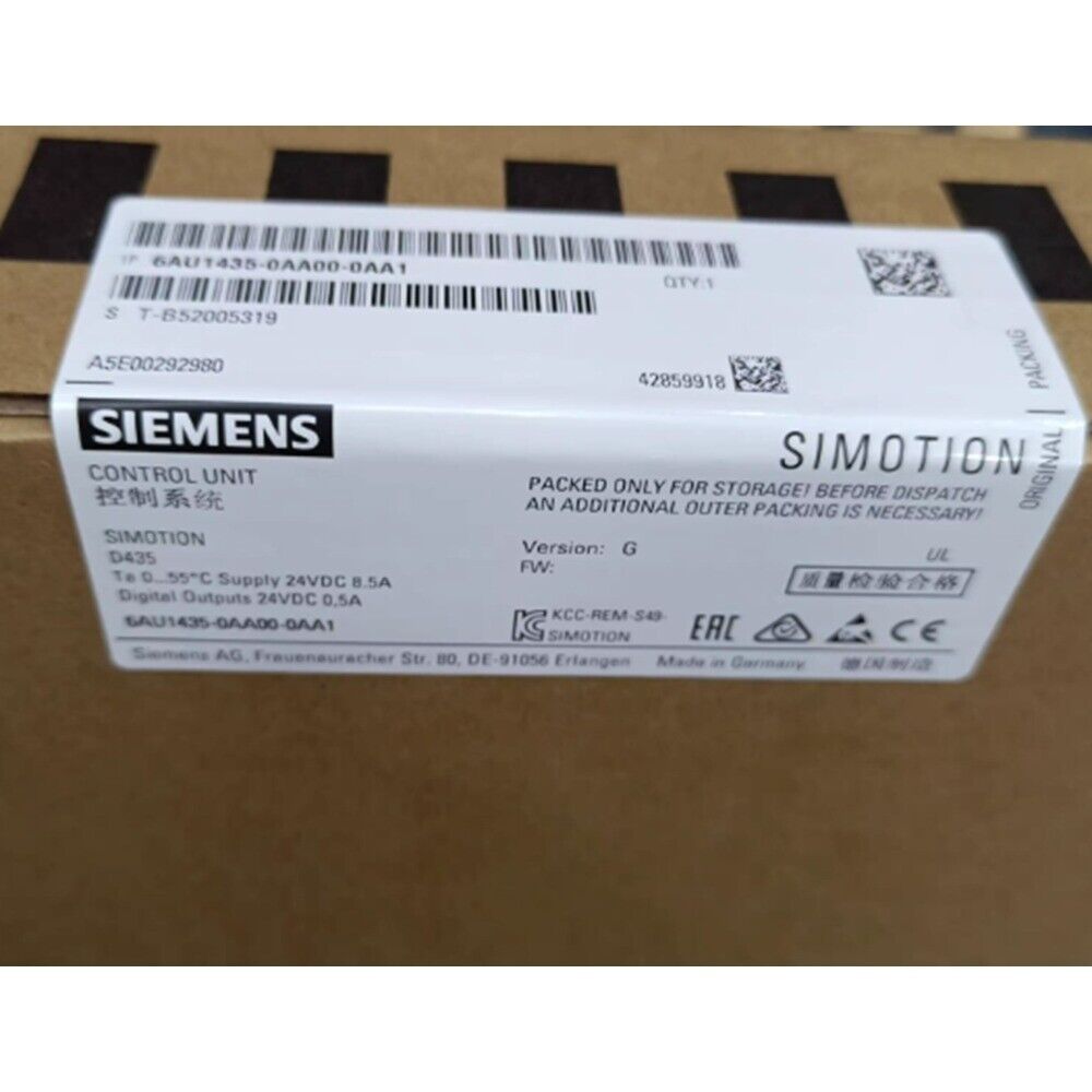 Siemens 6AU14 35-0AA00-0AA1 6AU1435-0AA00-0AA1 SIMOTION DRIVE-BASED CONTROL New 