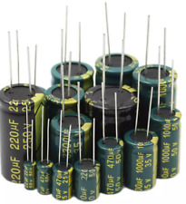 10pcs 10~500V High Frequency 105°C Radial Aluminium Electrolytic Capacitor ±20% picture