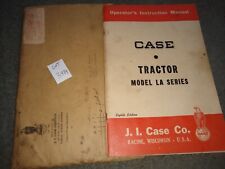 Vintage Case Operators Owners Instruction Manual Model LA Series Tractors 1950 picture