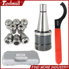 Findmall 10 Piece #40 ER-40 Spring Collet Chuck Set Accuracy to .0005