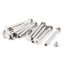 10pcs 5mmx45mm Nickel Plated Binding Chicago Screw Post for Album Scrapbook picture