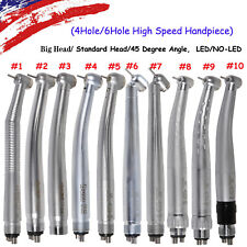NSK Style Dental (LED E-generator) High Speed Push Button Handpiece 2/4Holes USA picture