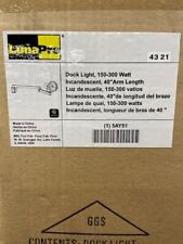 NEW LUMAPRO DOCK LIGHT 150-300 WATT INCANDESCENT 40